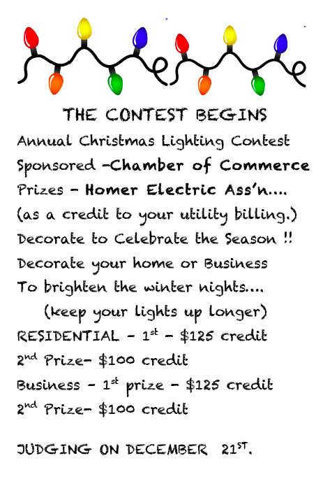 Christmas Lighting Contest Begins